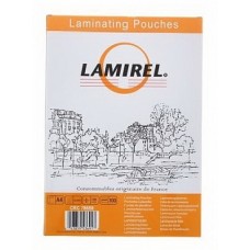 Пленка для ламинирования А4 100 мкм глянцевая 100 шт. в пачке (Lamirel)